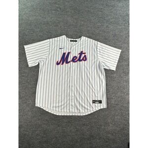 New York Mets Max Scherzer 21 Nike Jersey XXL White Pinstripe Baseball MLB